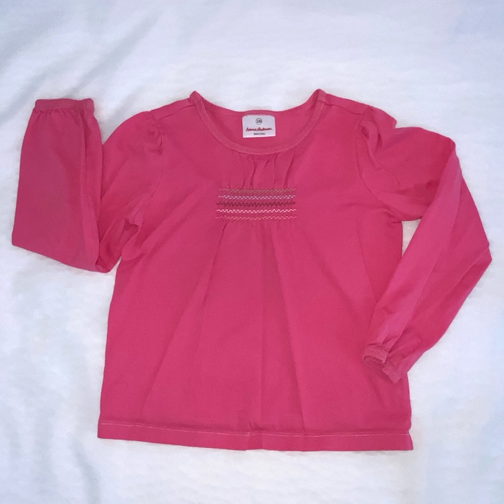 Girl’s Hanna Andersson Pink Top Size 6